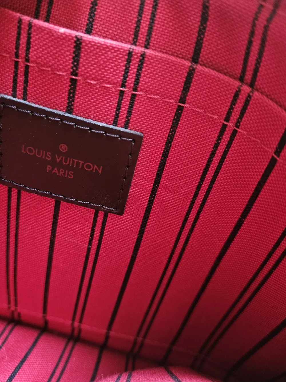 Louis Vuitton Brown Checkered Wristlet Clutch